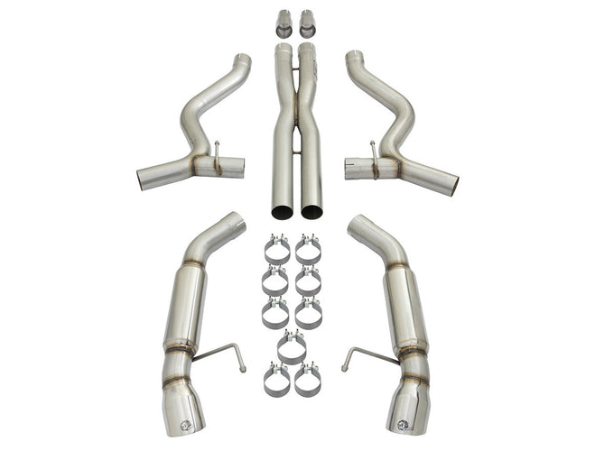 MACH Force-Xp Cat-Back Exhaust System <br> 15-17 Ford Mustang V6/V8