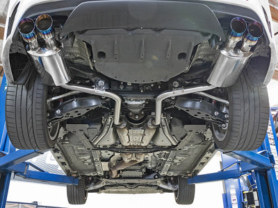 Takeda Axle-Back Exhaust System <br> 16-17 Lexus RC 200T 2.0L