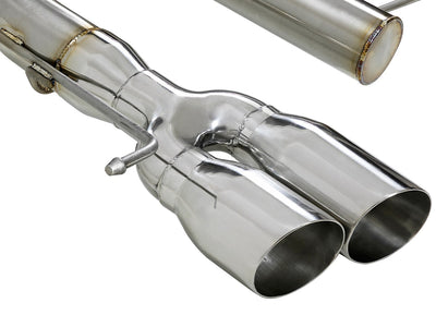MACH Force-Xp Axle-Back Exhaust System <br> 08-13 BMW 135i L6-2.0L N54/N55