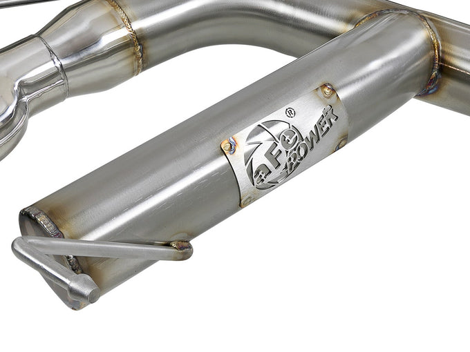 MACH Force-Xp Axle-Back Exhaust System <br> 08-13 BMW 135i L6-2.0L N54/N55