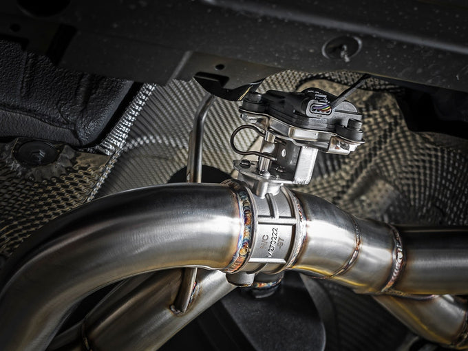 MACH Force-Xp Axle-Back Exhaust System <br> 15-20 BMW M3/M4