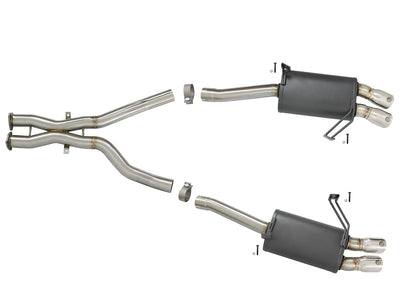 MACH Force-Xp Cat-Back Exhaust System <br> 06-08 BMW Z4 M