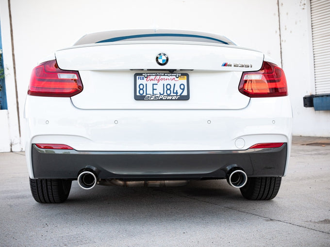MACH Force-Xp Axle-Back Exhaust System <br> 14-16 BMW M235i