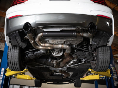 MACH Force-Xp Axle-Back Exhaust System <br> 14-16 BMW M235i