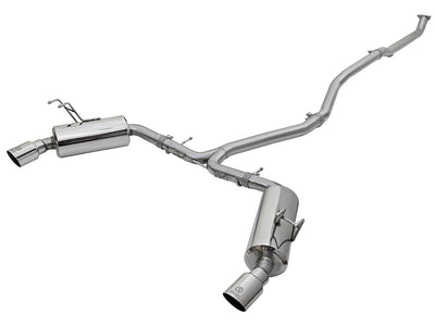 Takeda Cat-Back Exhaust System <br> 16-17 Honda Civic I4-1.5L