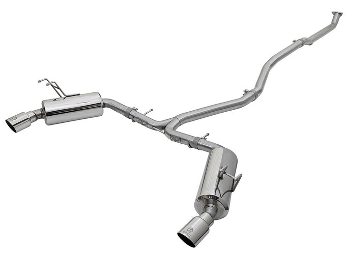 Takeda Cat-Back Exhaust System <br> 16-17 Honda Civic I4-1.5L