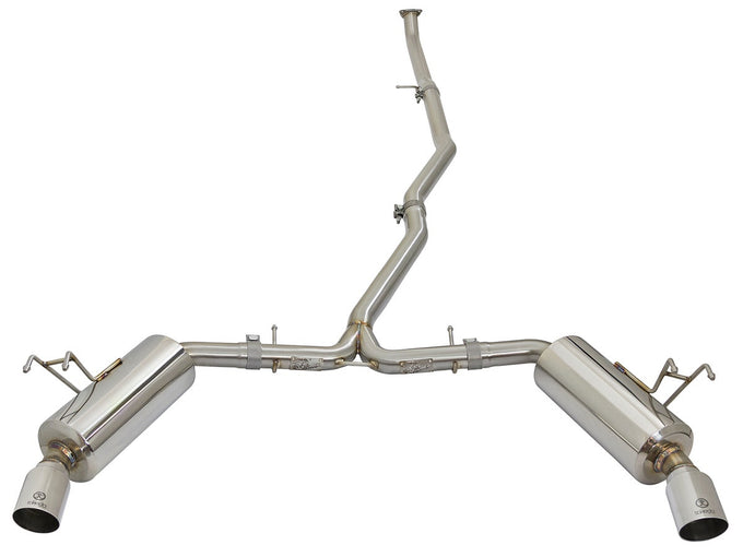 Takeda Cat-Back Exhaust System <br> 16-17 Honda Civic I4-1.5L