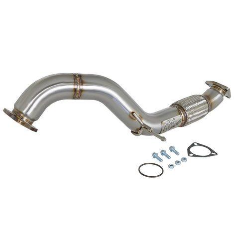 Takeda Stainless Steel Mid-Pipe <br> 17-21 Honda Civic Type R I4