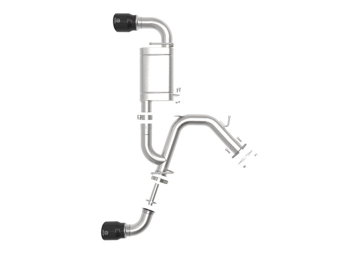 Takeda-ST Axle-Back Exhaust System <br> 19-20 Hyundai Veloster N