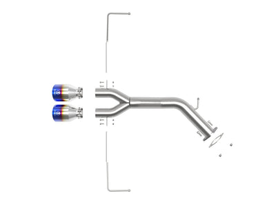 Takeda Axle-Back Exhaust System <br> 19-21 Hyundai Veloster