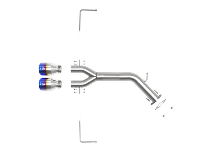 Takeda Axle-Back Exhaust System <br> 19-21 Hyundai Veloster