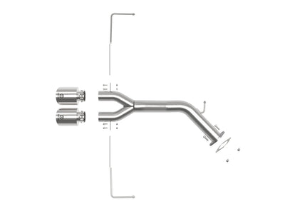 Takeda Axle-Back Exhaust System <br> 19-21 Hyundai Veloster
