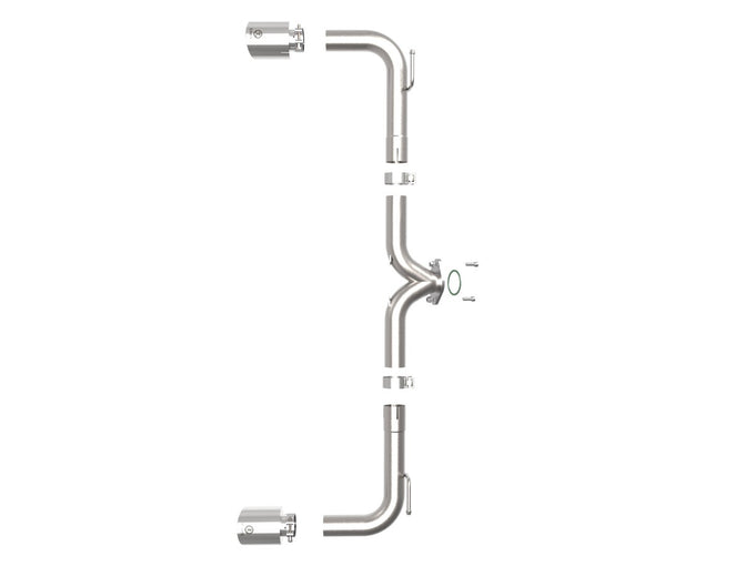 Takeda Axle-Back Exhaust System <br> 14-18 Mazda 3