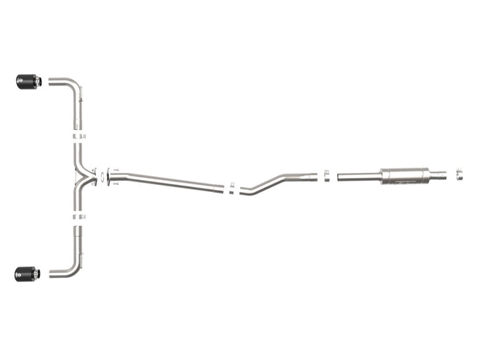 Takeda Cat-Back Exhaust System <br> 14-18 Mazda 3