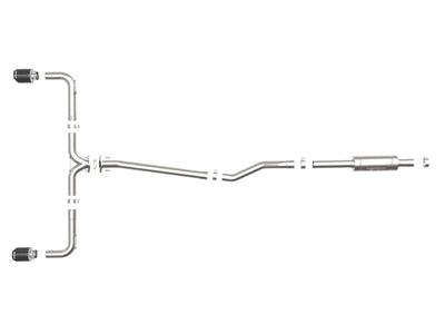 Takeda Cat-Back Exhaust System <br> 14-18 Mazda 3