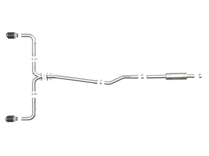Takeda Cat-Back Exhaust System <br> 14-18 Mazda 3