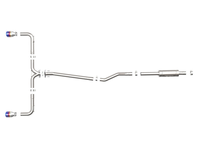 Takeda Cat-Back Exhaust System <br> 14-18 Mazda 3