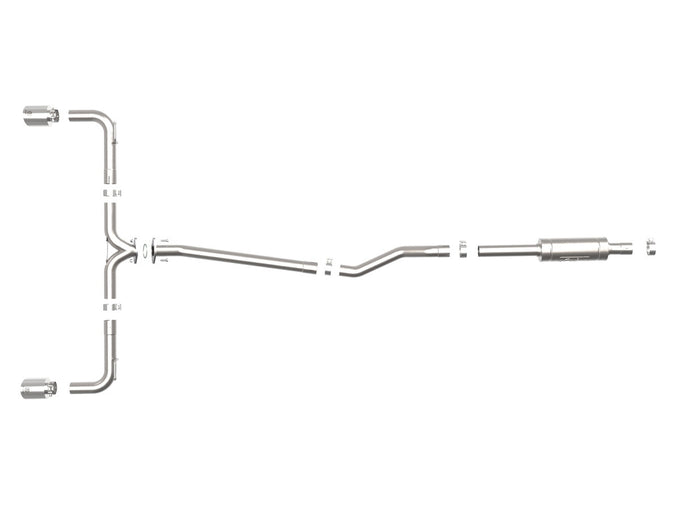 Takeda Cat-Back Exhaust System <br> 14-18 Mazda 3