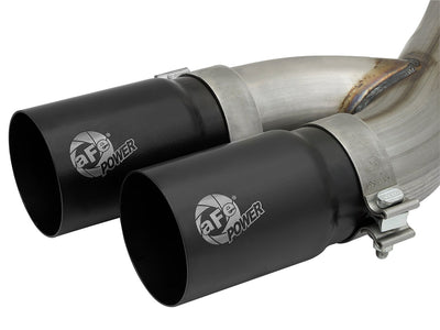 Rebel Series Cat-Back Exhaust w/ Blk Tip <br> 14-17 Ram 2500/3500