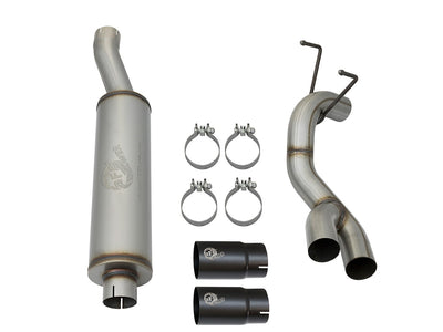 Rebel Series Cat-Back Exhaust w/ Blk Tip <br> 14-17 Ram 2500/3500
