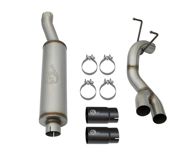 Rebel Series Cat-Back Exhaust w/ Blk Tip <br> 14-17 Ram 2500/3500