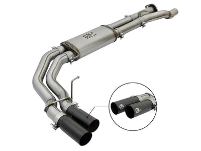 Rebel Series Cat-Back Exhaust System <br> 17-20 Ford F-150 Raptor V6 3.5L