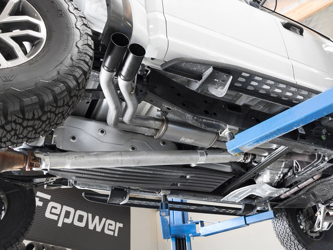 Rebel Series Cat-Back Exhaust System <br> 17-20 Ford F-150 Raptor V6 3.5L