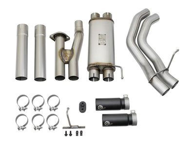 Rebel Series Cat-Back Exhaust System <br> 17-20 Ford F-150 Raptor V6 3.5L