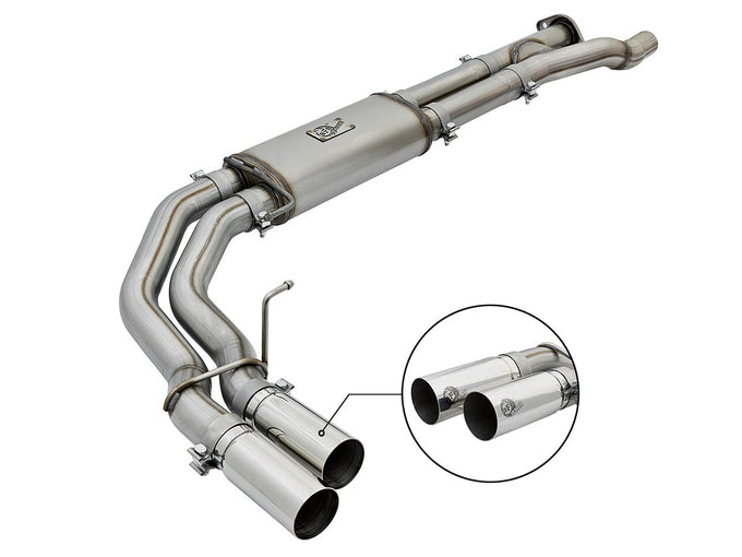 Rebel Series Cat-Back Exhaust System <br> 17-20 Ford F-150/Raptor V6 3.5L