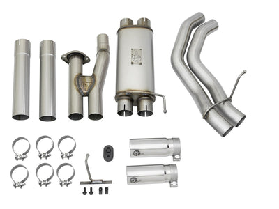 Rebel Series Cat-Back Exhaust System <br> 17-20 Ford F-150/Raptor V6 3.5L