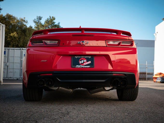 MACH Force-Xp Axle-Back Exhaust System <br> 16-23 Chevy Camaro SS