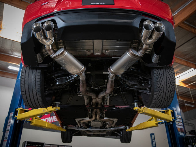 MACH Force-Xp Axle-Back Exhaust System <br> 16-23 Chevy Camaro SS