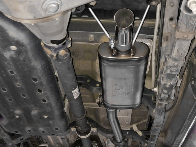 ROCK BASHER Cat-Back Exhaust System <br> 16-23 Toyota Tacoma
