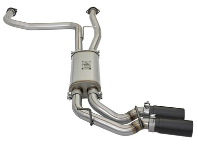 Rebel Series Cat-Back Exhaust System <br> 16-17 Nissan Titan V8 5.6L