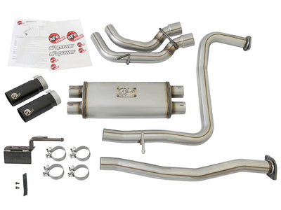 Rebel Series Cat-Back Exhaust System <br> 16-17 Nissan Titan V8 5.6L