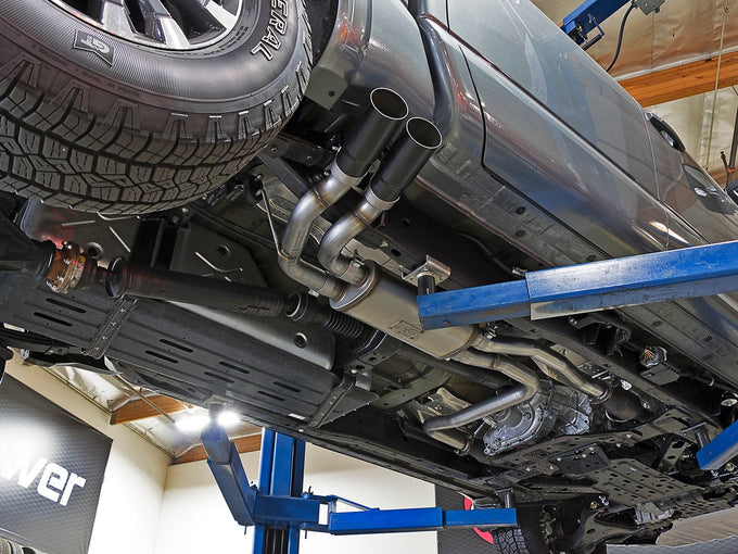 Rebel Series Cat-Back Exhaust System <br> 16-17 Nissan Titan V8 5.6L