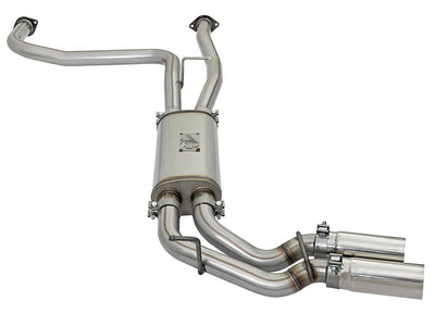 Rebel Series Cat-Back Exhaust System <br> 16-17 Nissan Titan V8 5.6L