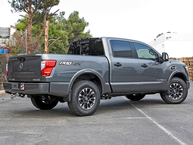Rebel Series Cat-Back Exhaust System <br> 16-17 Nissan Titan V8 5.6L