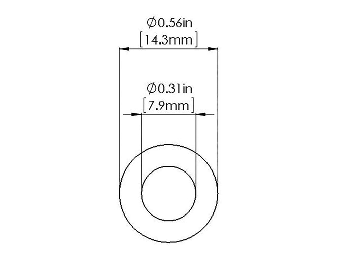 Magnum FORCE Replacement Breather Hose <br> Universal