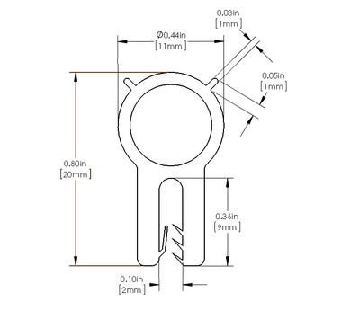 Magnum FORCE Replacement Trim Seal Kit <br> Universal