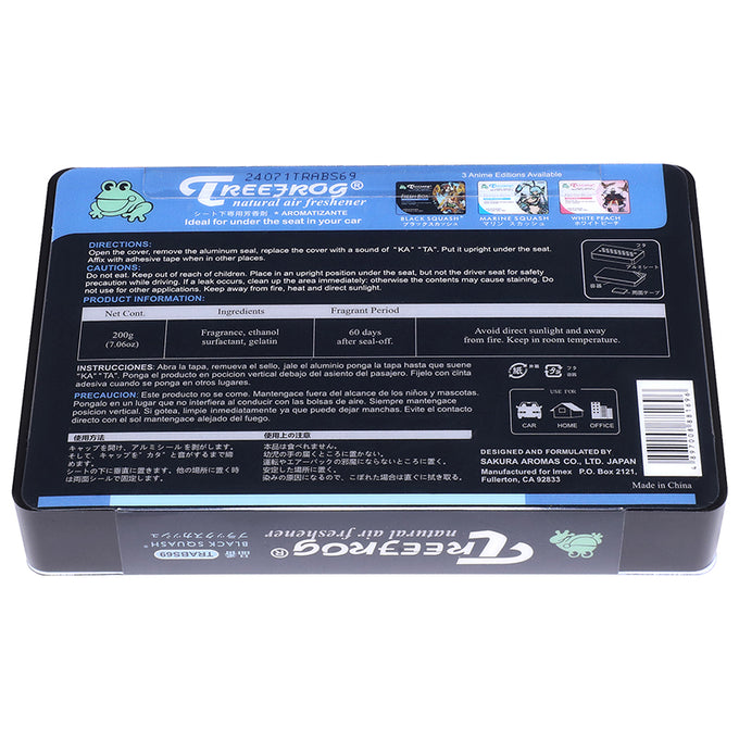 Anime Edition Auto Air Freshener Black Squash Scent 200g <BR>160mm X 105mm X 25mm