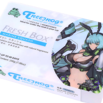 Anime Edition Auto Air Freshener Marine Squash Scent 200g <BR>160mm X 105mm X 25mm