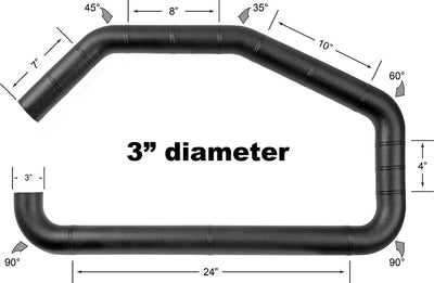 Engine Cold Air Intake Tube <br> Universal Fit