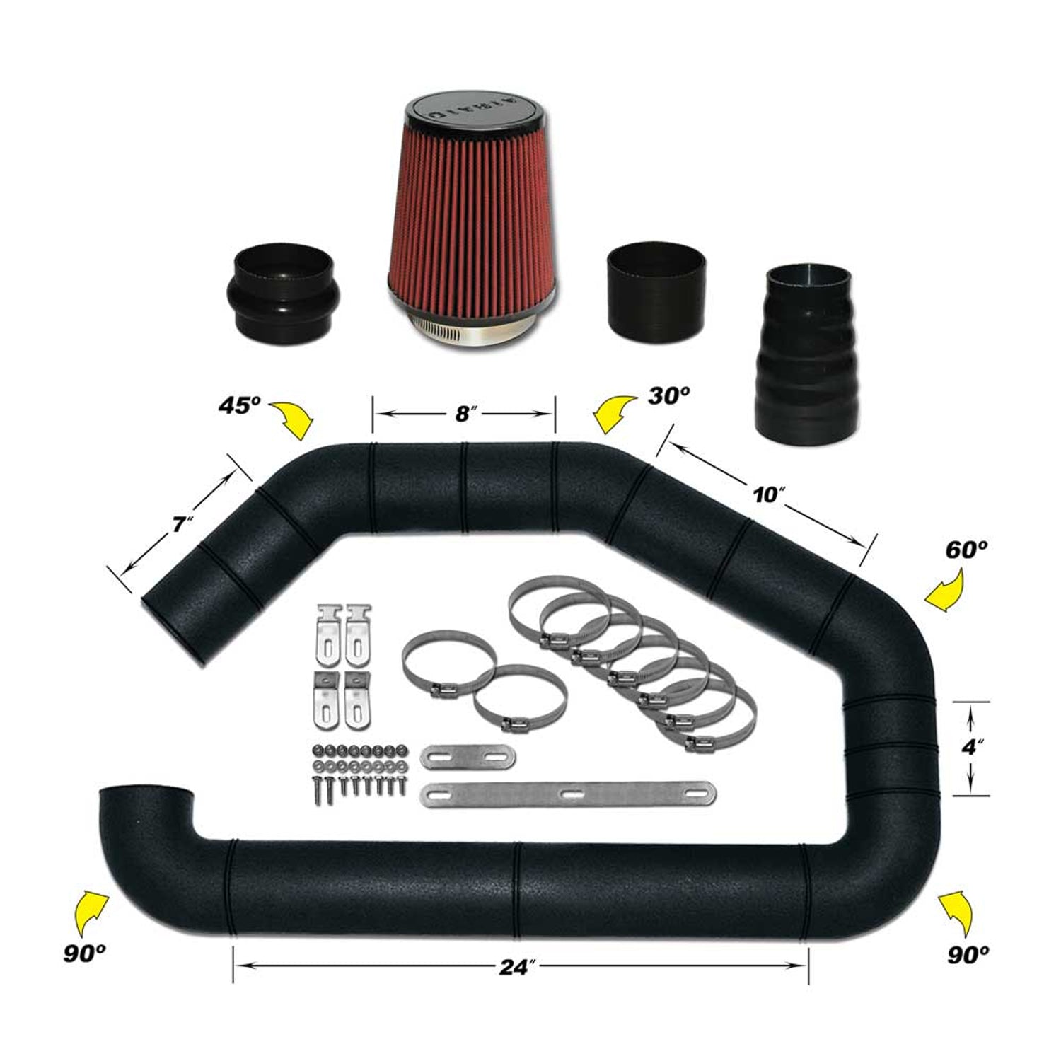 Engine Cold Air Intake Performance Kit <br> Universal Fit