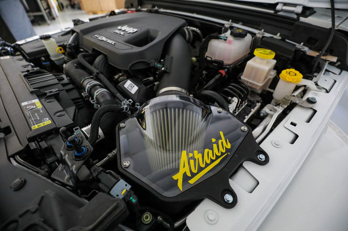 Engine Air Intake and Air Box Kit <br> 20-23 Jeep Wrangler 21-23 Gladiator