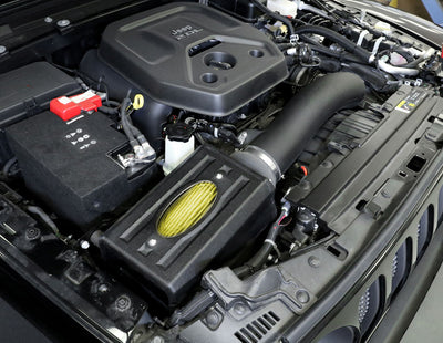 Engine Air Intake and Air Box Kit <br> 2018-2023 Jeep Wrangler
