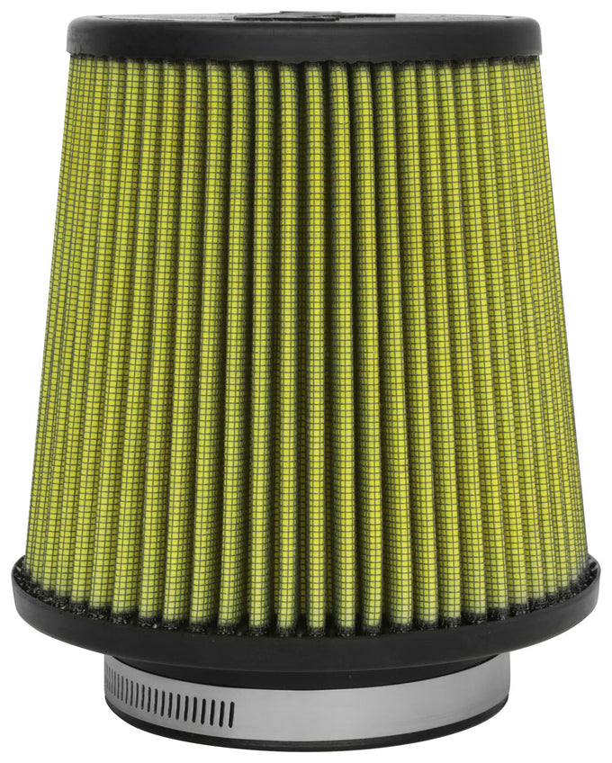 3-1/2in flange Cone Air Filter, Synthaflow <br> 6 Base, 4-5/8 Top, 6 in H