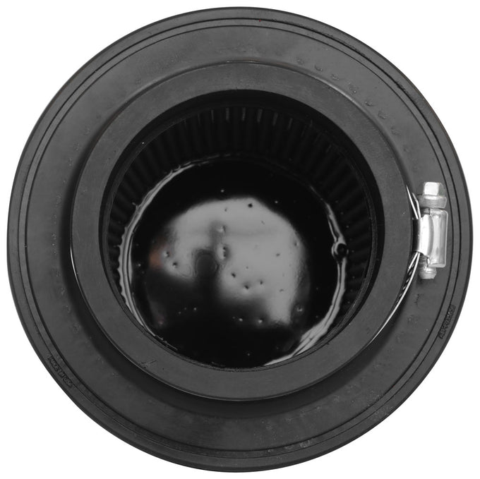 3-1/2in flange Cone Air Filter, Synthaflow <br> 6 Base, 4-5/8 Top, 6 in H