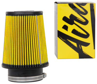 4in flange Cone Air Filter, Synthaflow <br> 6 Base, 4-5/8 Top, 7 in H