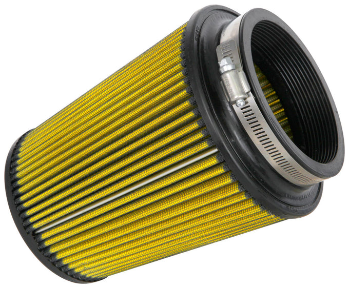 4in flange Cone Air Filter, Synthaflow <br> 6 Base, 4-5/8 Top, 7 in H